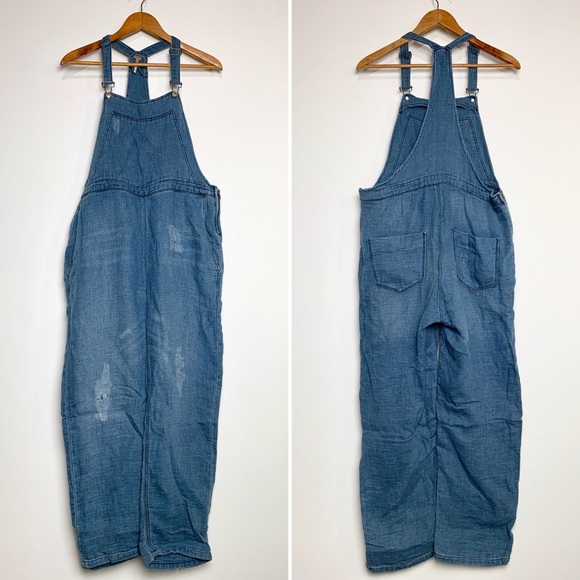 Free People Destructive One Piece Overalls (S) - Picture 4 of 8